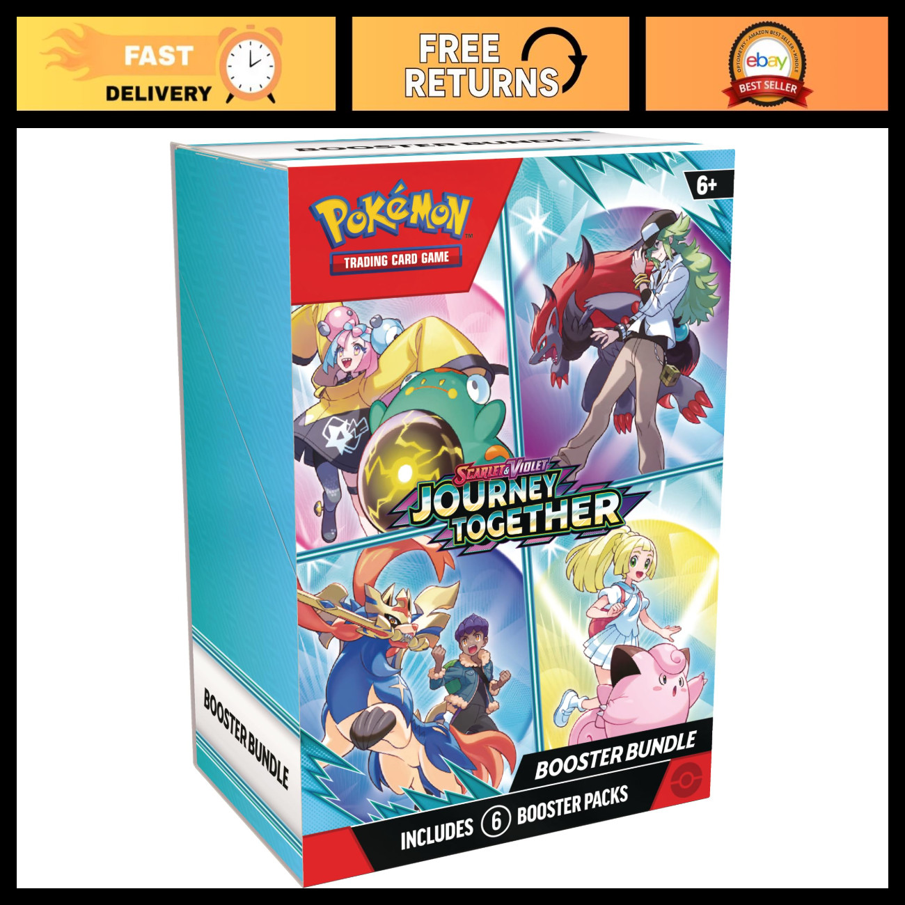 Pokemon TCG: Scarlet & Violet—Journey Together Booster Bundle