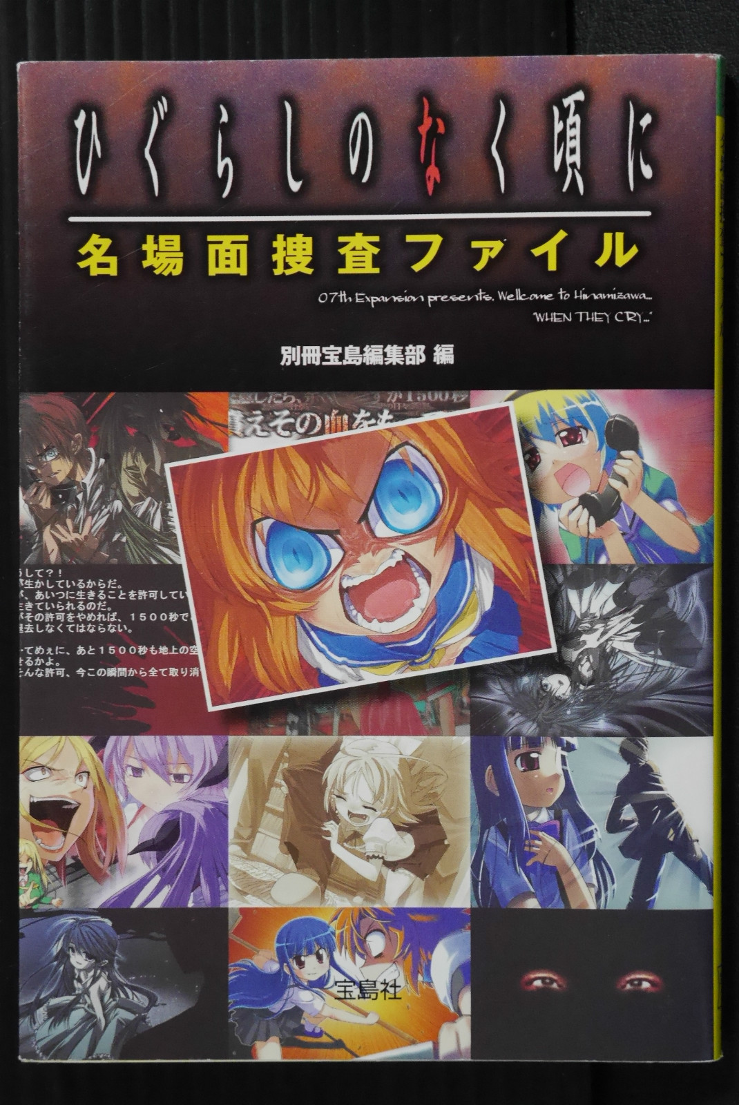 Higurashi When They Cry Meibamen Chousa File Japanese Book