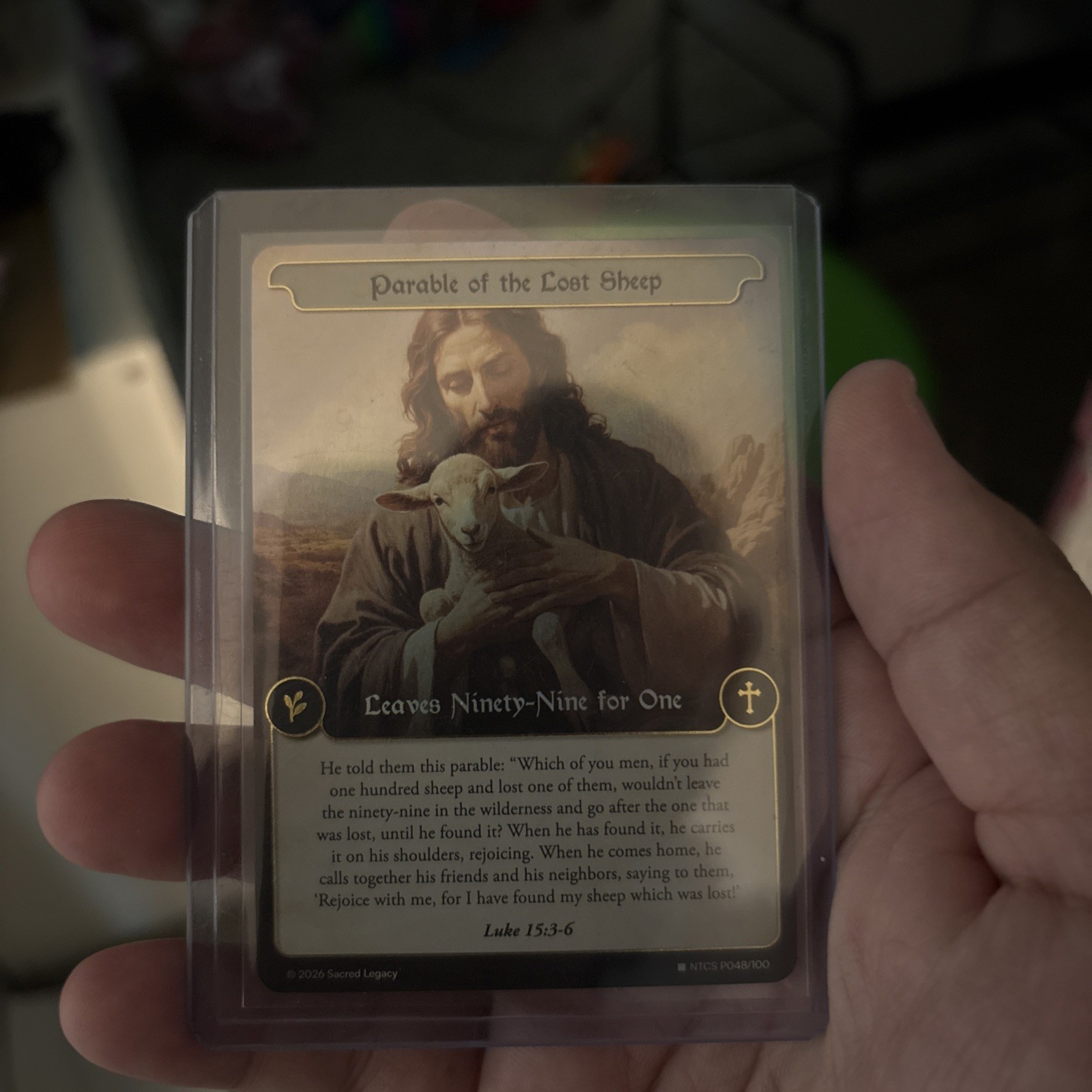 2026 Sacred Legacy Parable of the Lost Sheep P048/100 Alt Art Promo