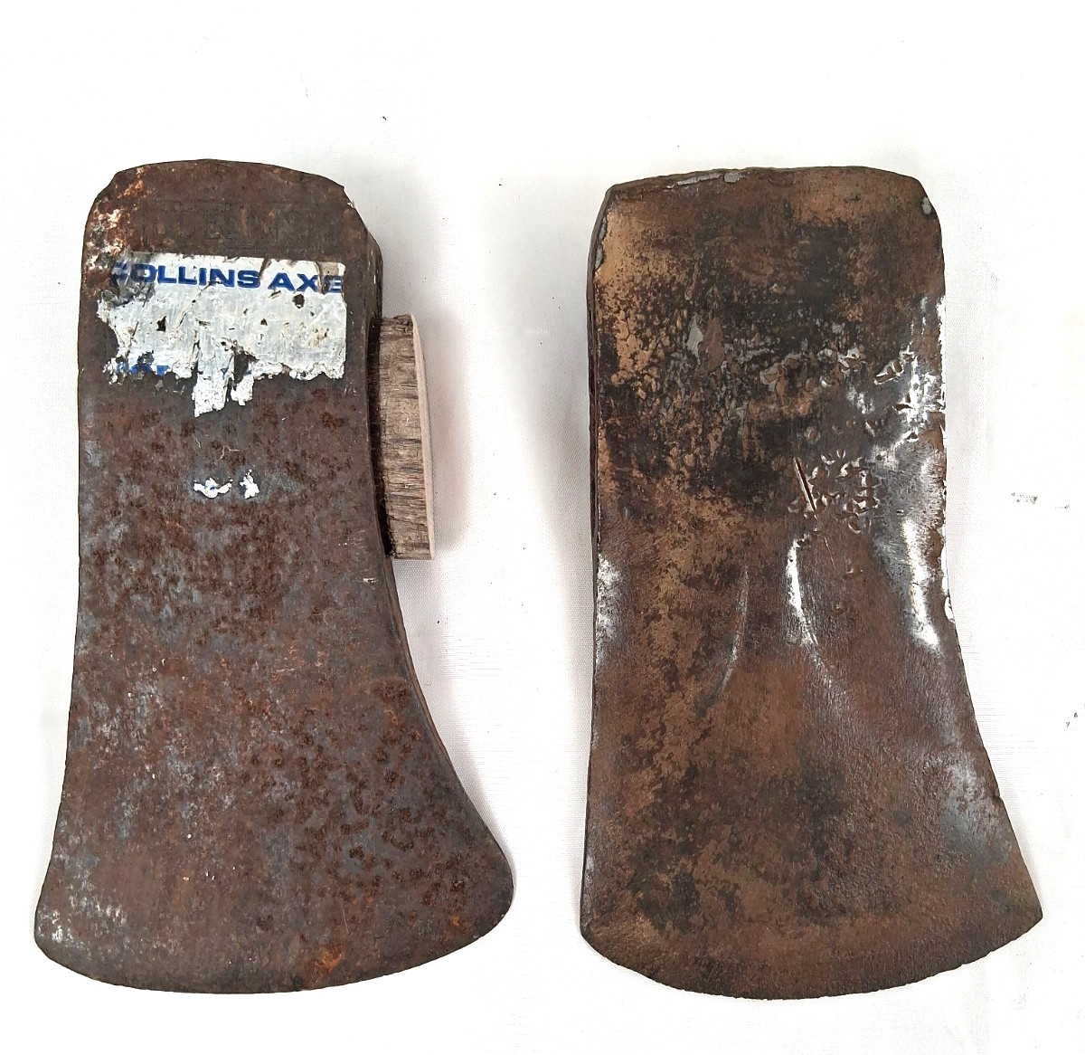 2 VTG Single Bit Axe Head-Collins Michigan Pattern? 3.4# & Unmarked Phantom 3.7#