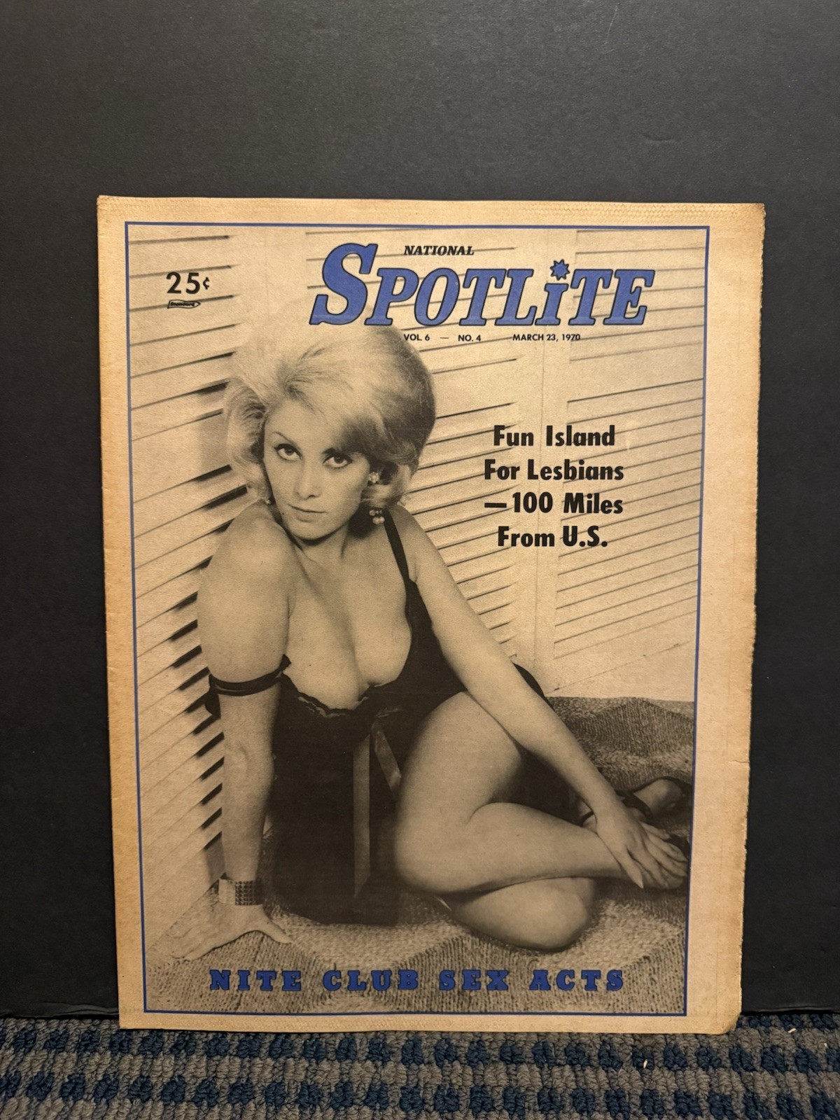 1970 March 23 National SpotLite Newspaper, Brigitte Bardot (VRN10A)