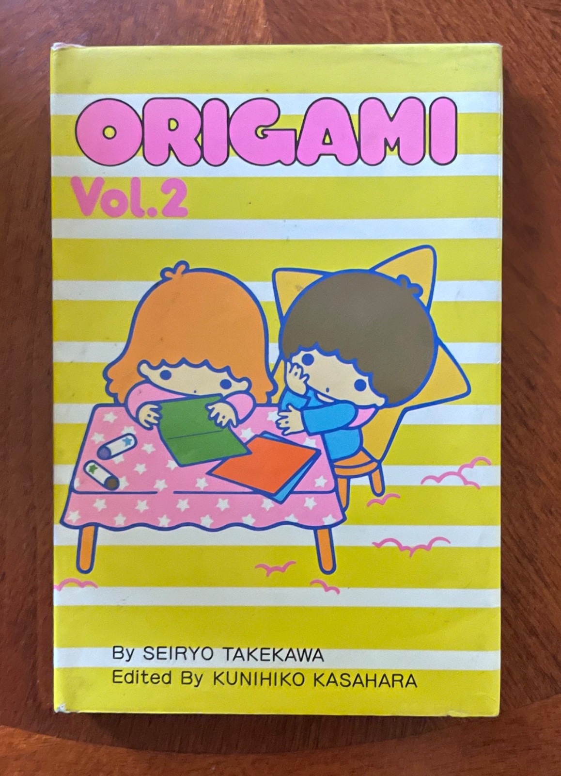 1978 Little Twin Stars Origami Book Vol. 2 Sanrio with Dust Jacket - Hardcover
