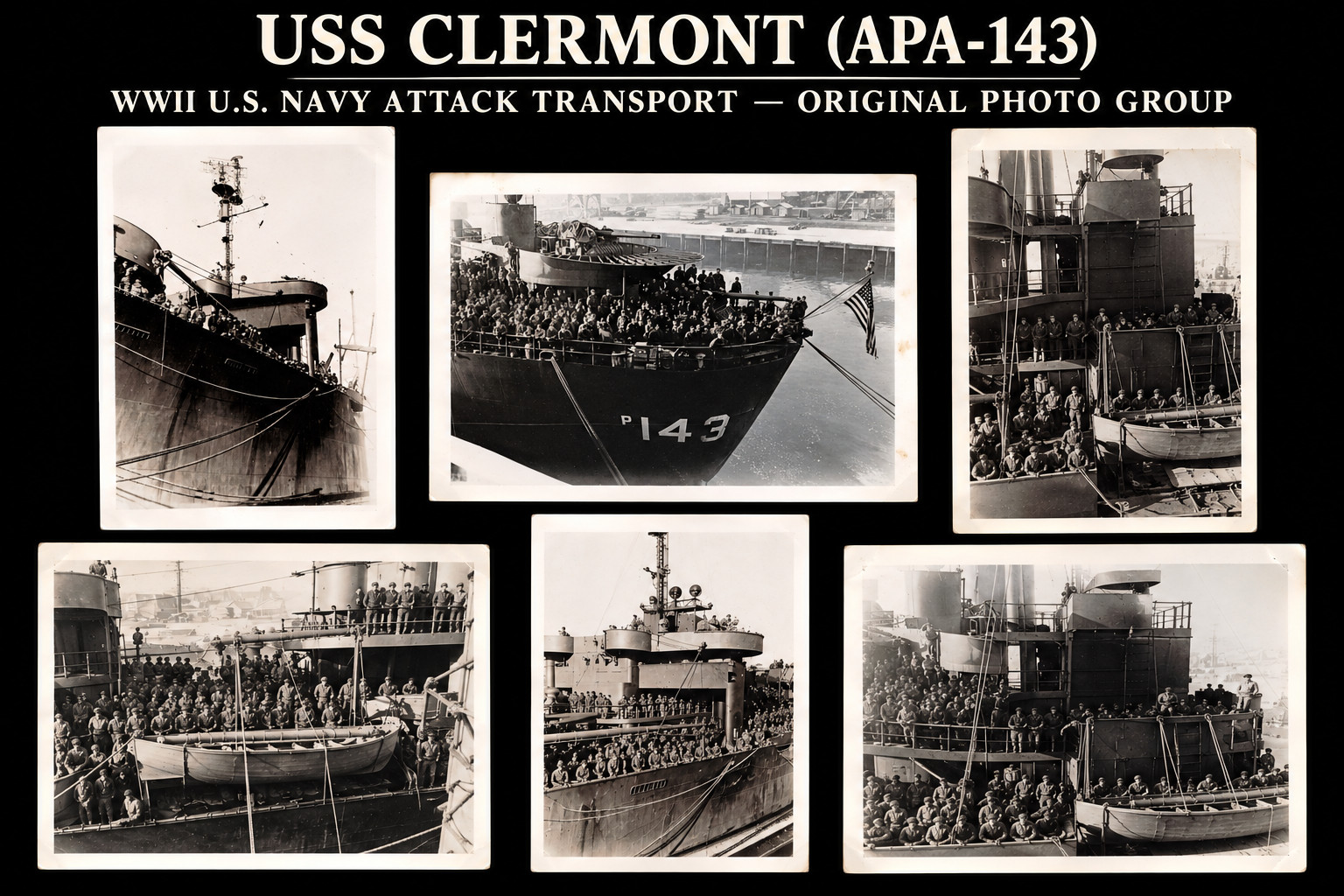 USS Alabama BB-60 WWII Navy Photo Lot 13 Vintage 8x10 Photos + History Docs
