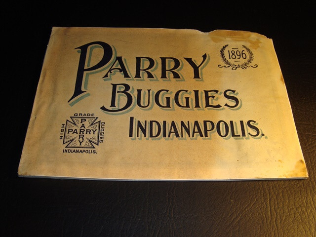 Circa 1896 Parry Buggies Catalog, Indianapolis – 