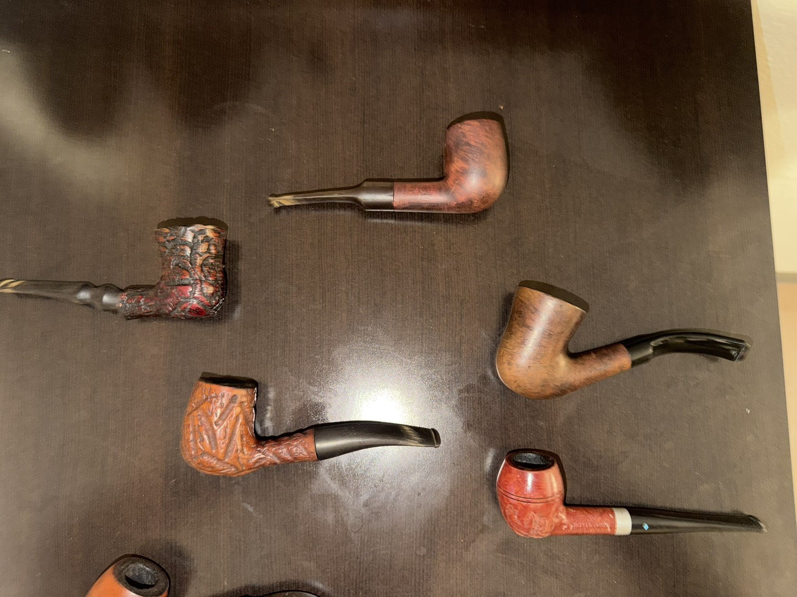 Vintage Lot Of  7  Estate Tobacco Pipes