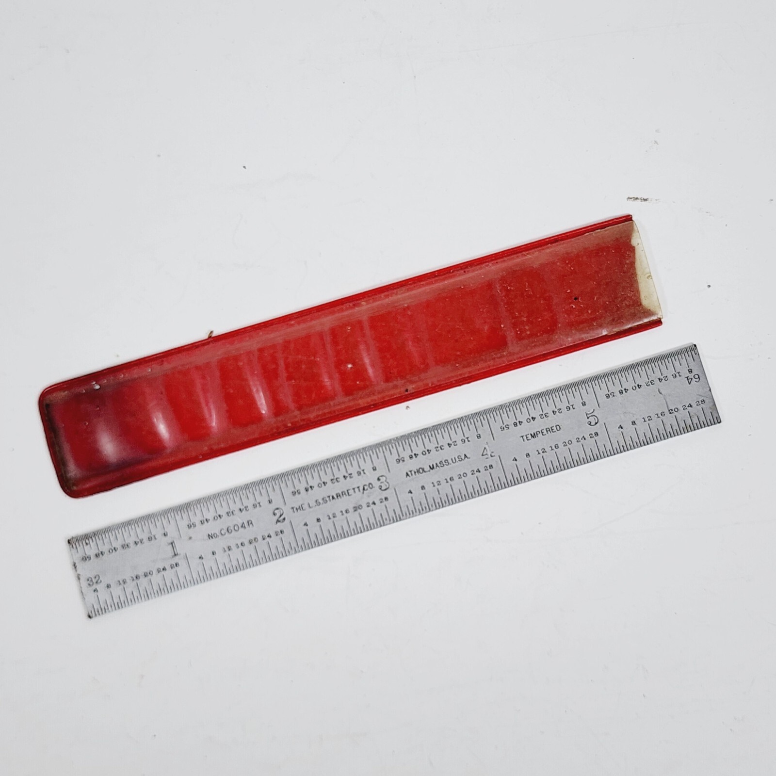 Starrett C604R-6 Spring-Tempered Steel Rule with Inch Graduations MACHINIST TOOL