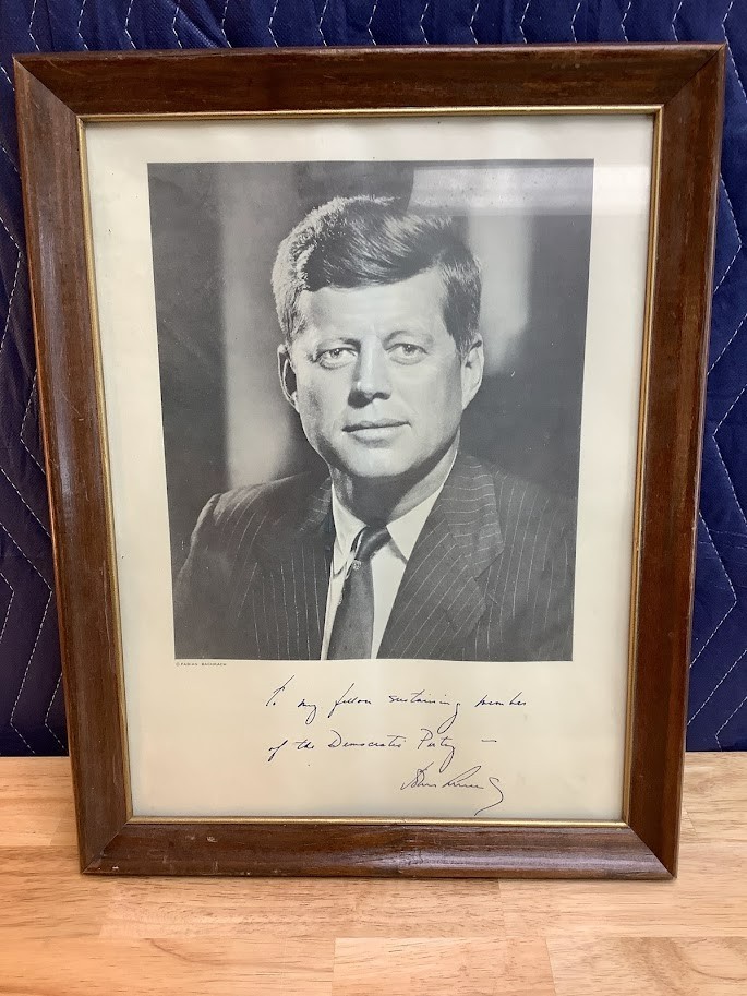 John F. Kennedy Signed Official Portrait