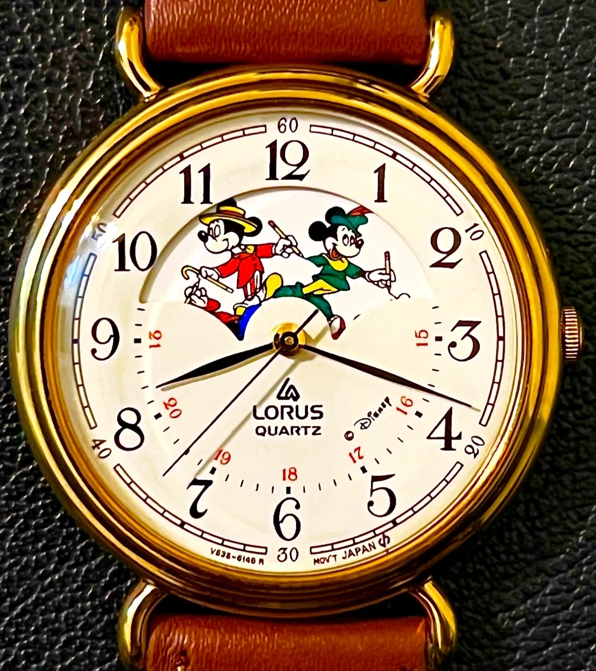 Vintage Lorus Seiko Mickey Mouse Watch | Mickey Through the Years Rotating Disc