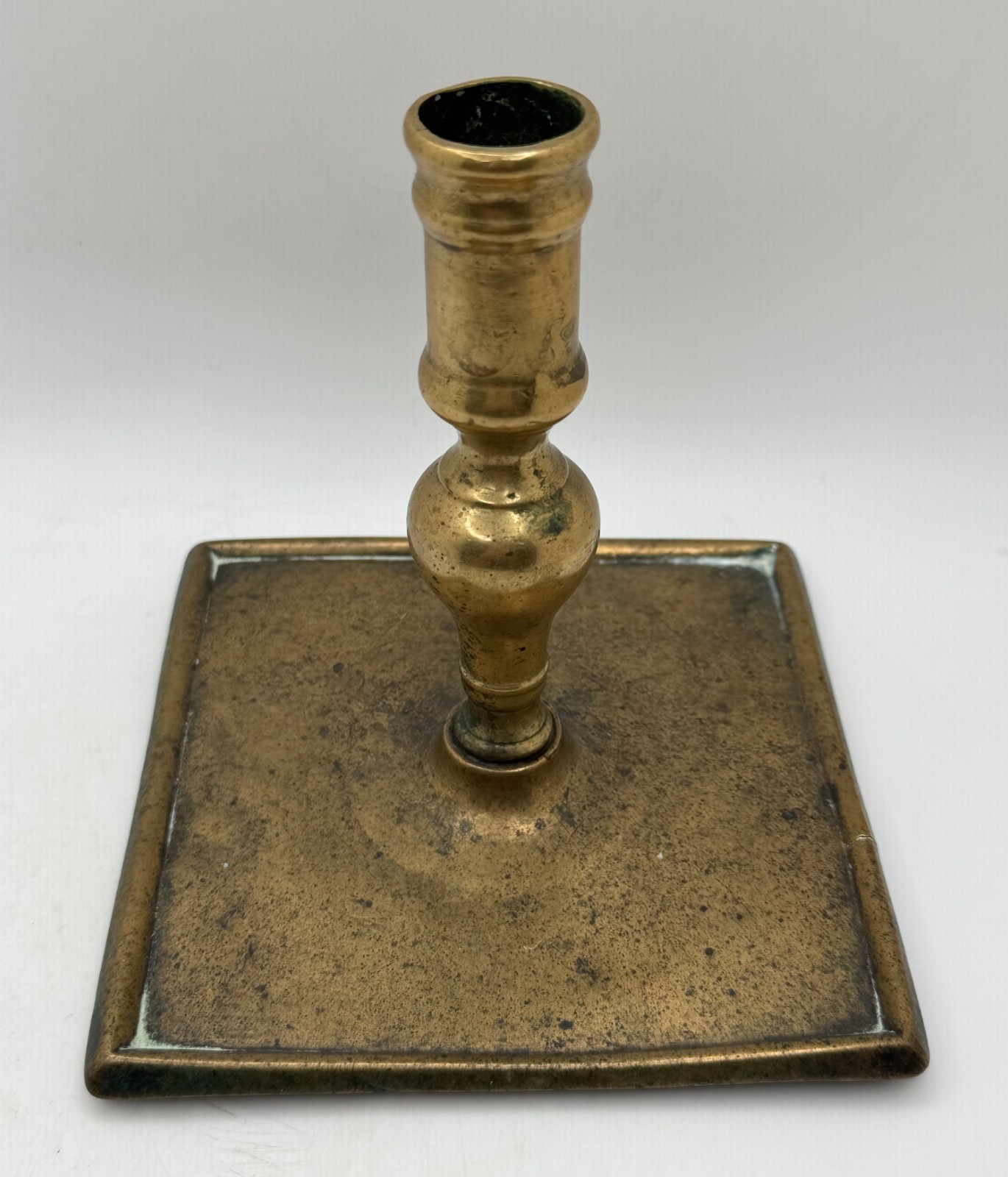 Gorgeous Late 17th Century Spanish Candlestick with Old Patina, Ca. 1690-1710