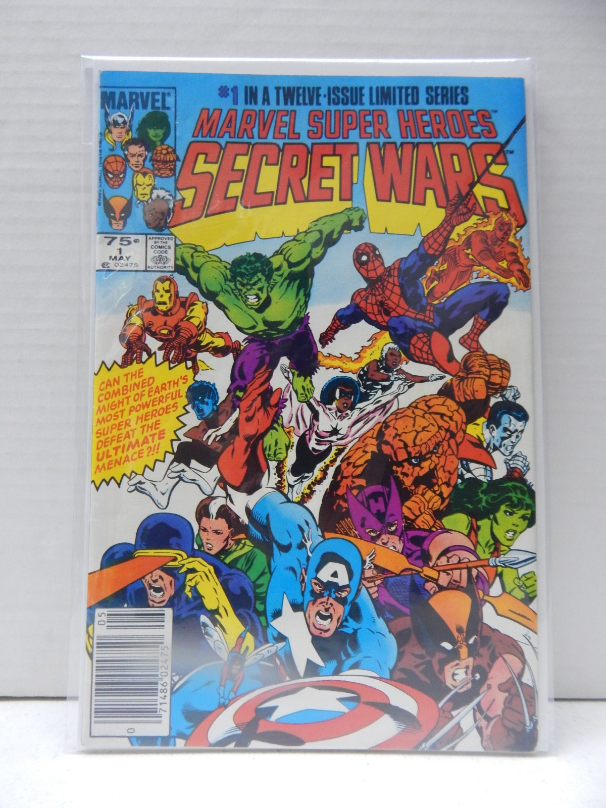 Marvel Super-Heroes Secret Wars #1 Newsstand Variant (Marvel Comics May 1984)