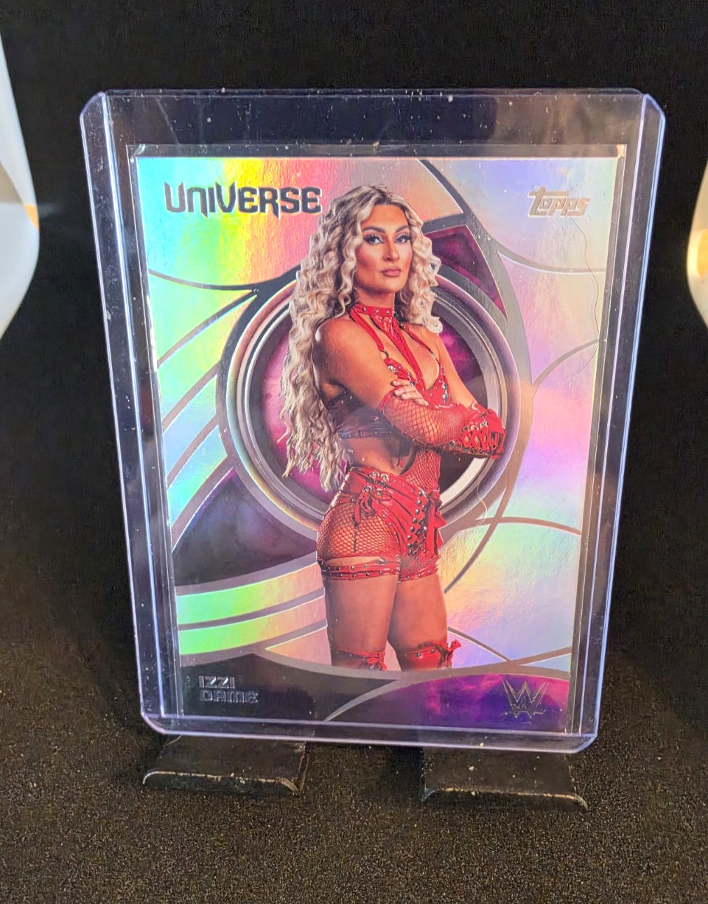 Topps 2024 WWE Universe Refractor Damian Priest #127 Trading Card
