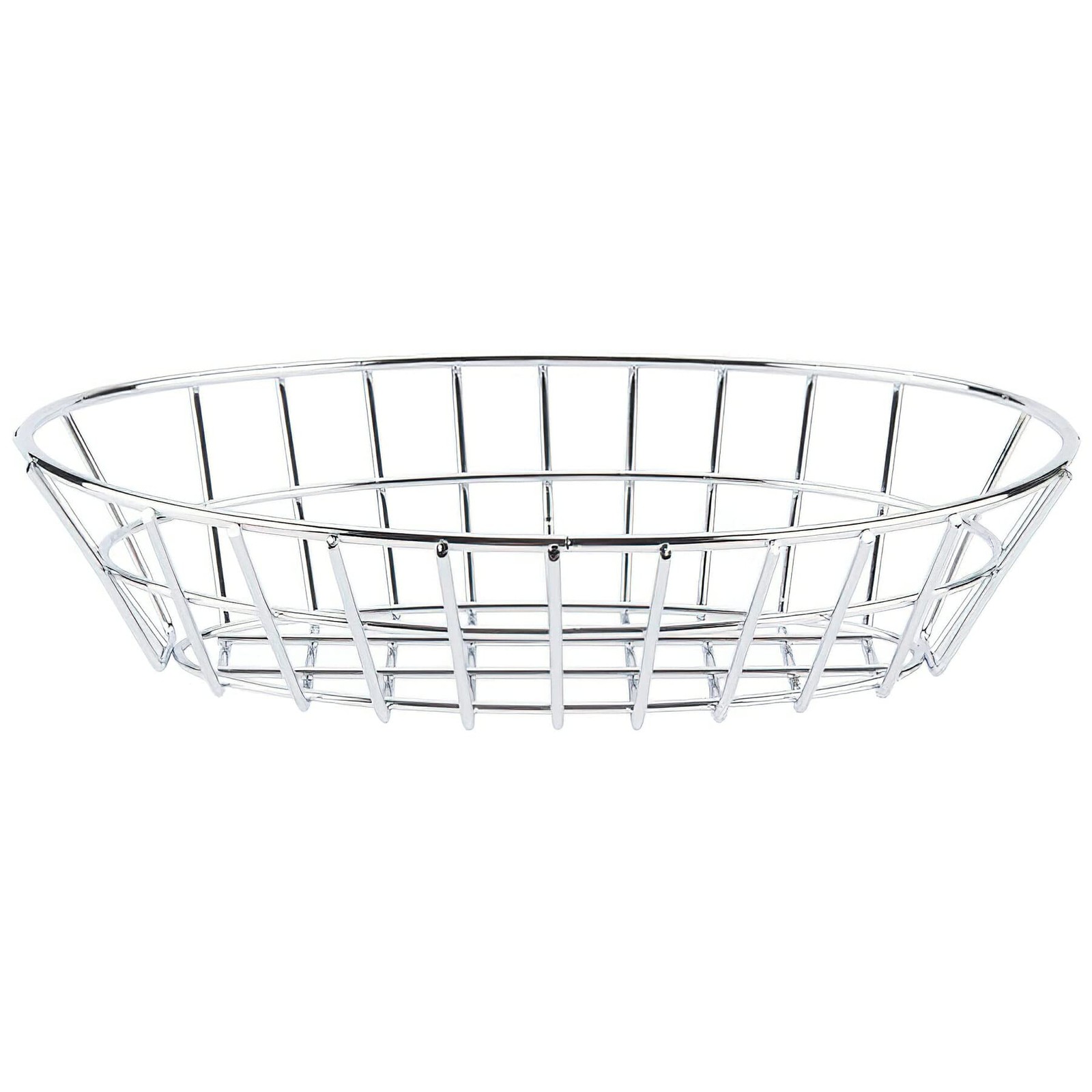 G.E.T. 4-20144 Chrome Oval Metal Wire Basket Metal Wire Baskets Collection