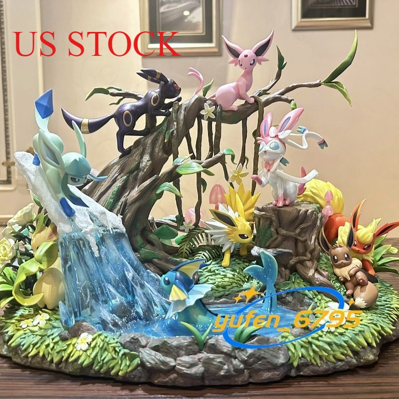 Eeveelution Figure Painted Statue Anime PVC Model Collectibles Boxed Toys Gift