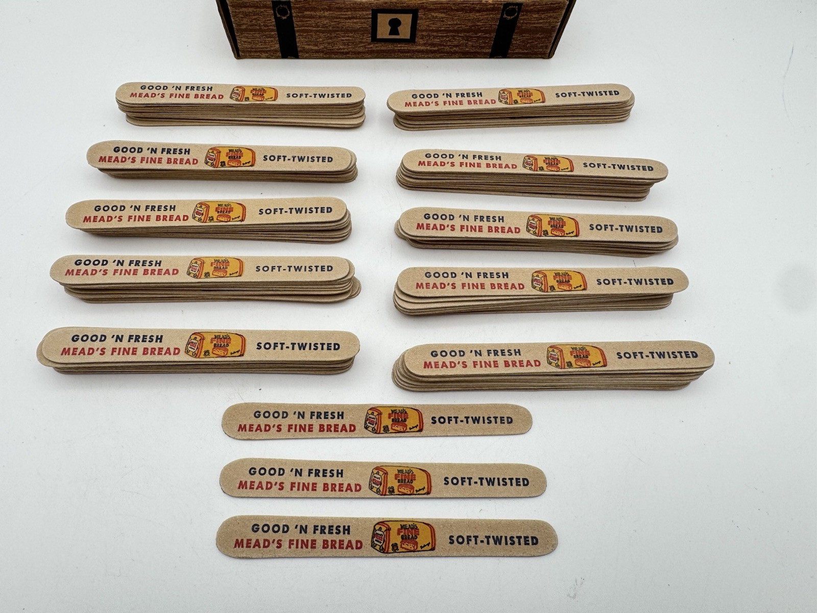 Lot of 103 Vintage 1950s Mead’s Fine Bread Advertising Emery Boards Nail Files