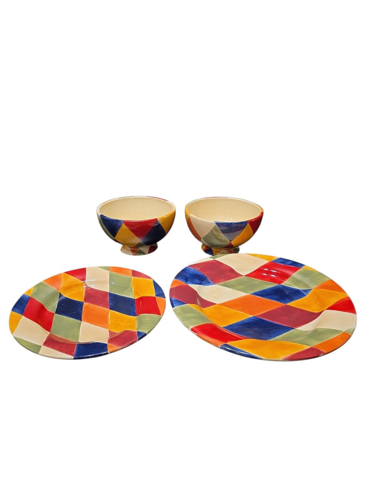 Mixed Lot Artimino Ciao Harlequin Dinner 11⅜\