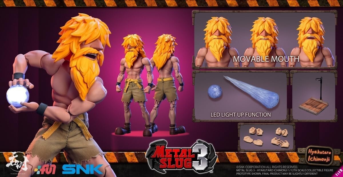 TUNSHI STUDIO METAL SLUG 3 Action Figure Hyakutaro Ichimonji 1/12 TS-011 F/S