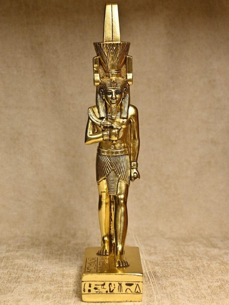 Authentic Ancient Egyptian Antique Rare God Nefertem Statue Figurine BC