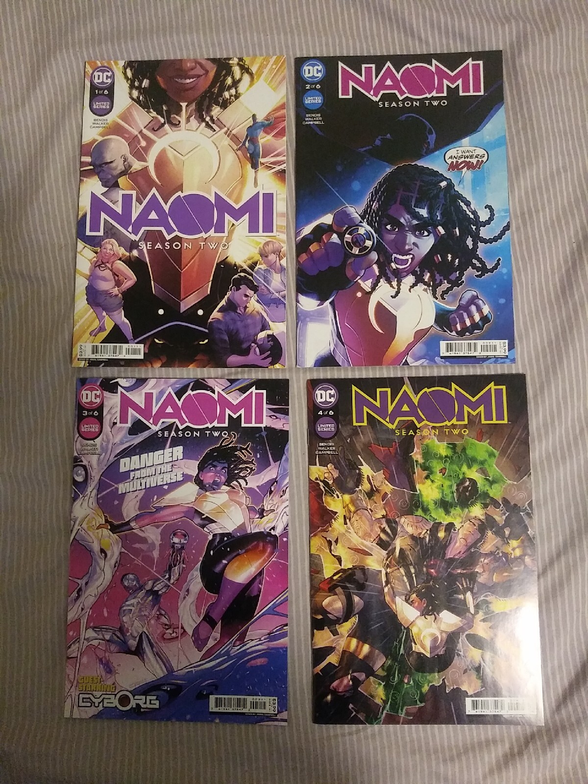 Naomi Season Two #1-4 2022 NM 1st Print DC Comics