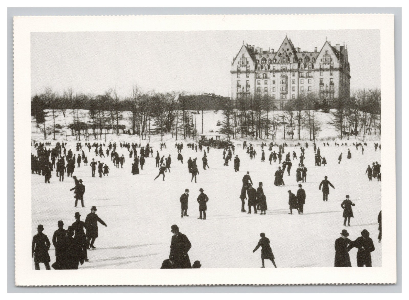 Skating In Central Park ca. 1888 ©1994 Life In Old New York Postcards