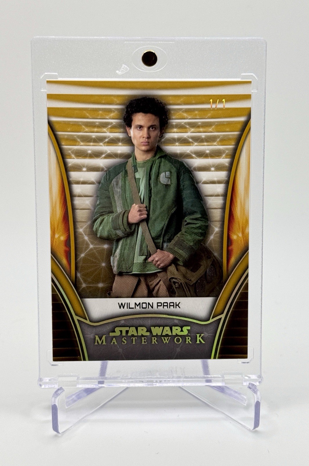 Wilmon Paak 2025 Topps Star Wars Masterwork GOLD 1/1 #65 ANDOR SSP
