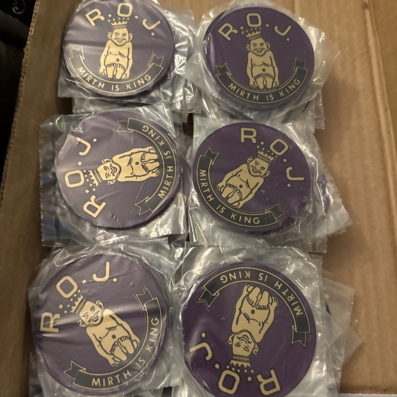Royal Order Of Jesters - Scottish Rite Masonic Car Emblem Decals - Lot Of 60 NEW