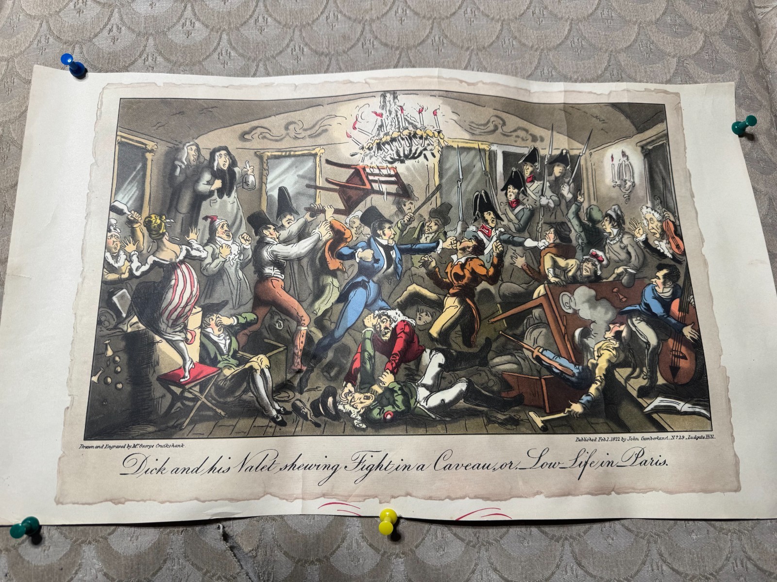 Antique 1852 George Cruikshank 