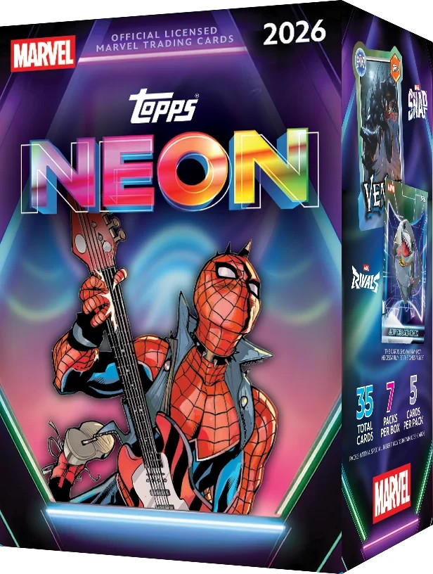 2026 Topps Neon Marvel Value Box PRESALE/BRAND NEW