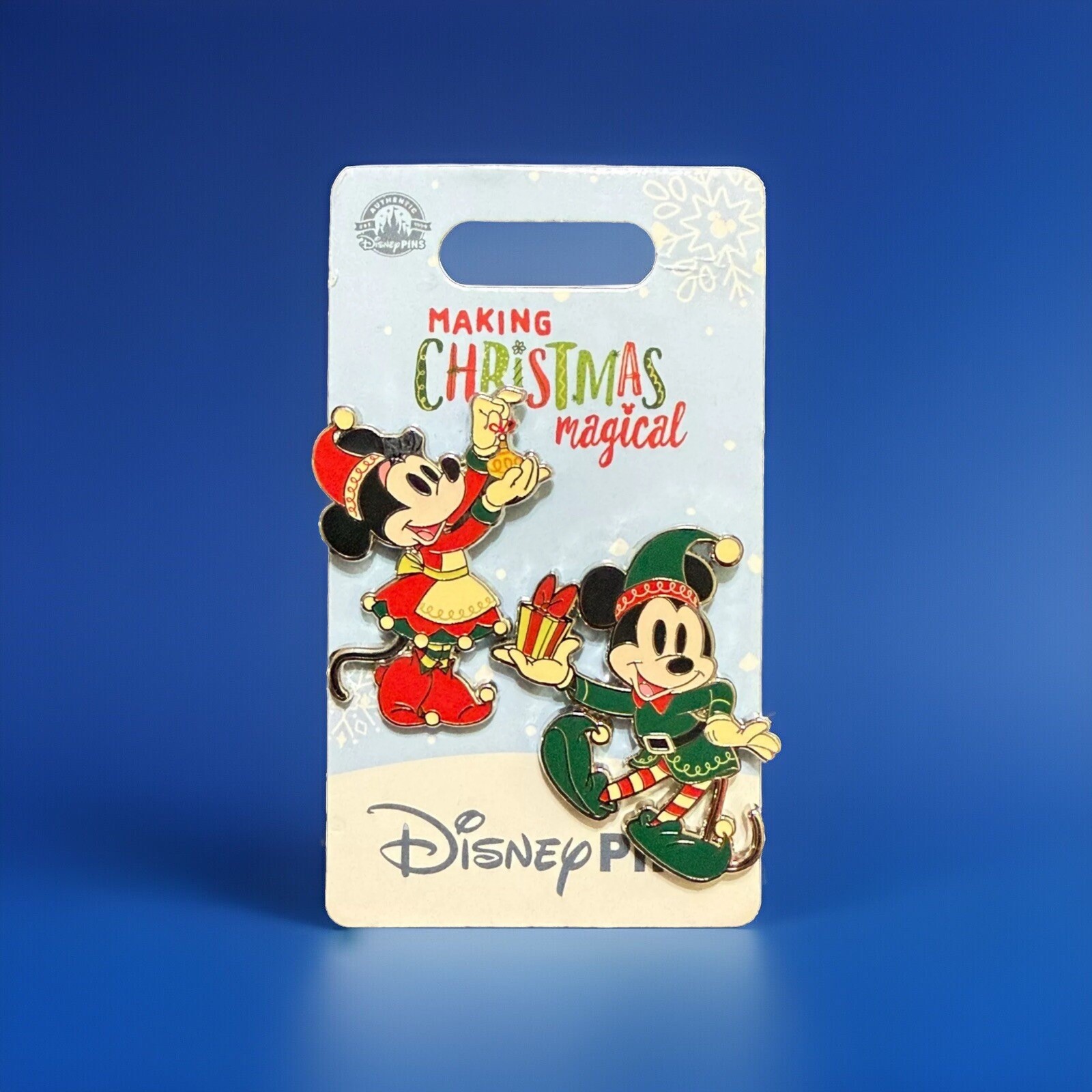 2024 Disney Parks Making Christmas Magical Mickey & Minnie Mouse Set -NEW