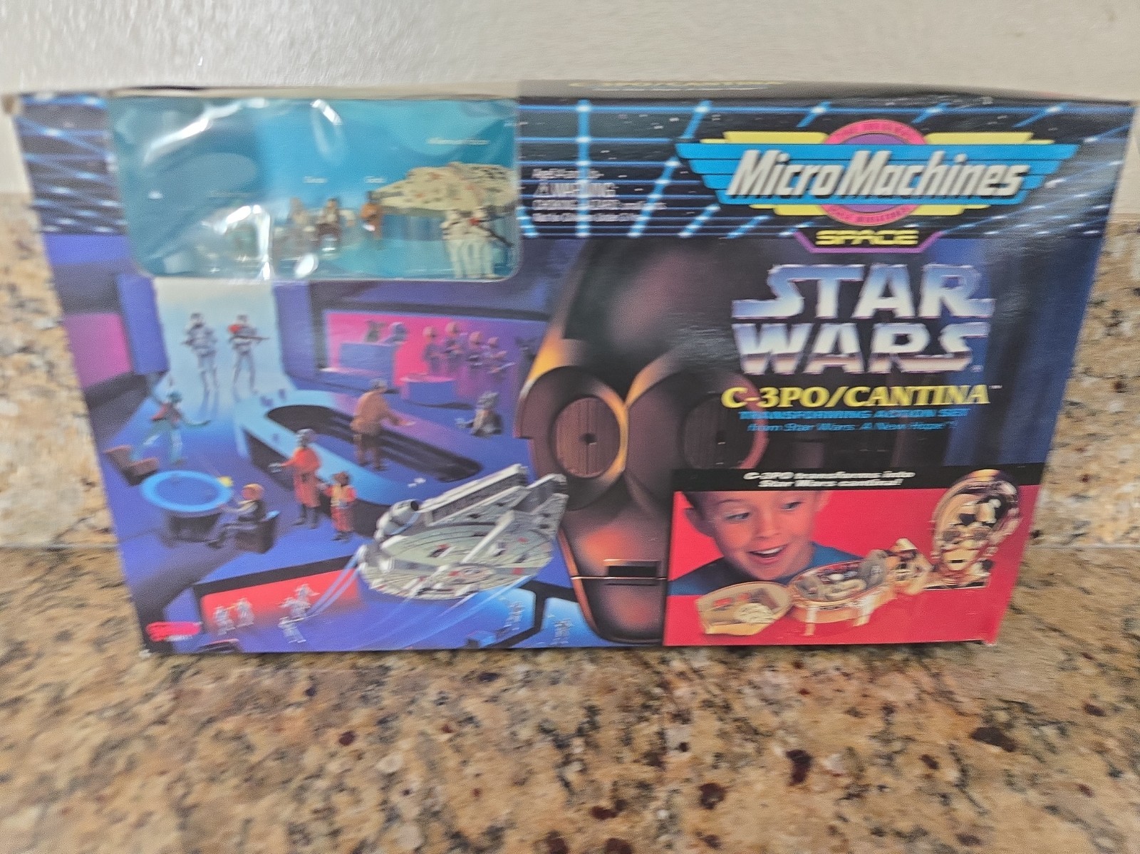 Galoob Micro Machines Star Wars C-3PO/Cantina Action Set Sealed 