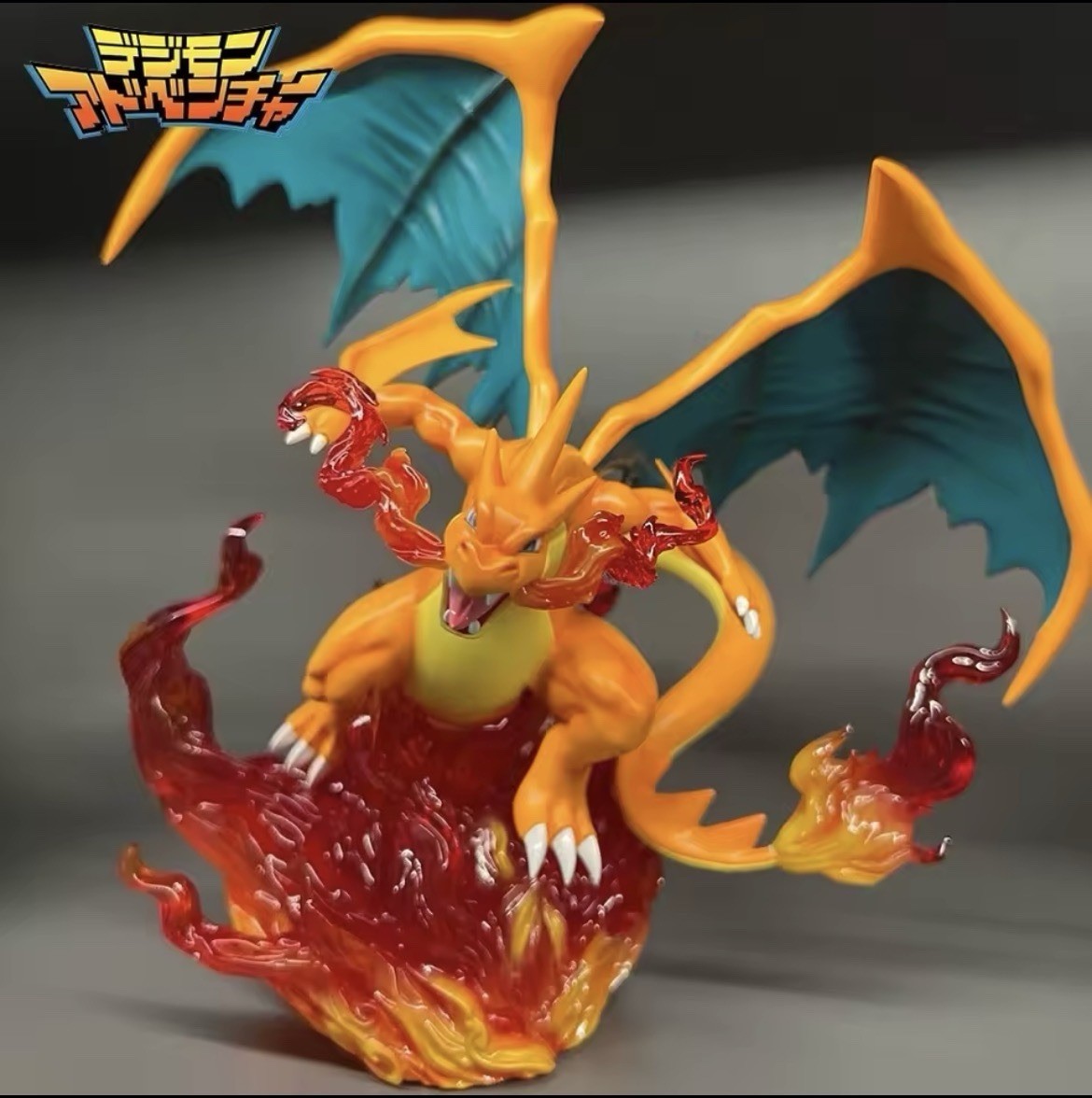 20cm PokeMon GK Figures Charizard Fire Dinosaur Anime Figure
