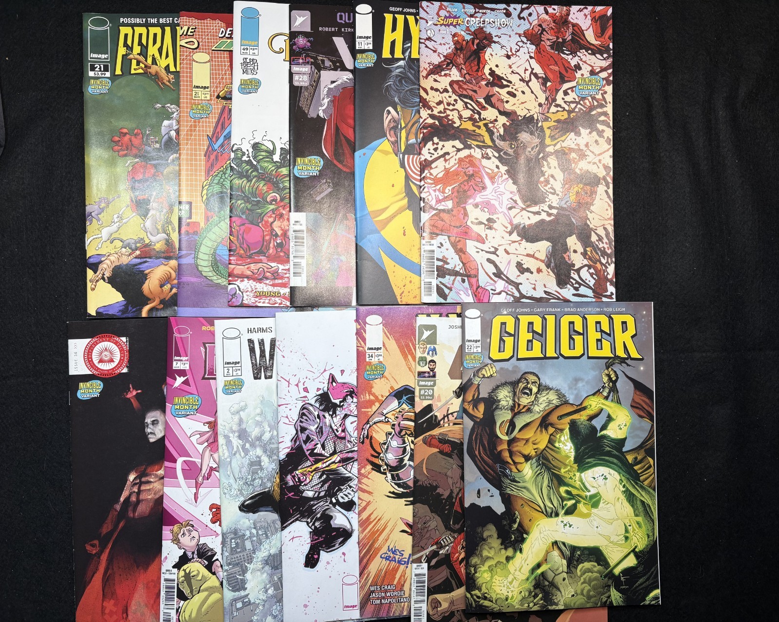 INVINCIBLE MONTH VARIANT COVER BUNDLE 13 TITLES
