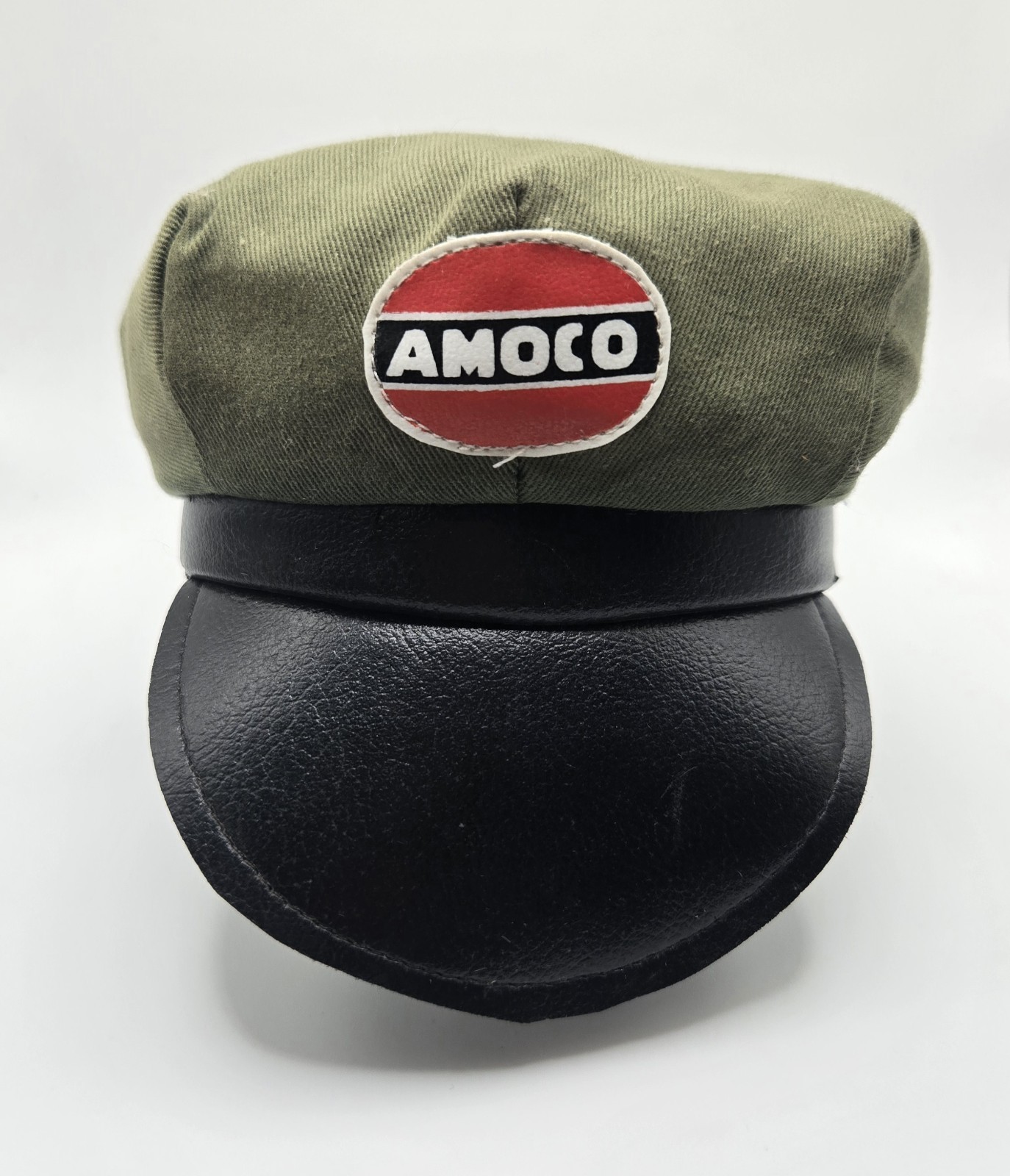 Vintage Amoco American Oil Co Gas Station Attendant Uniform Hat Salesman Sample