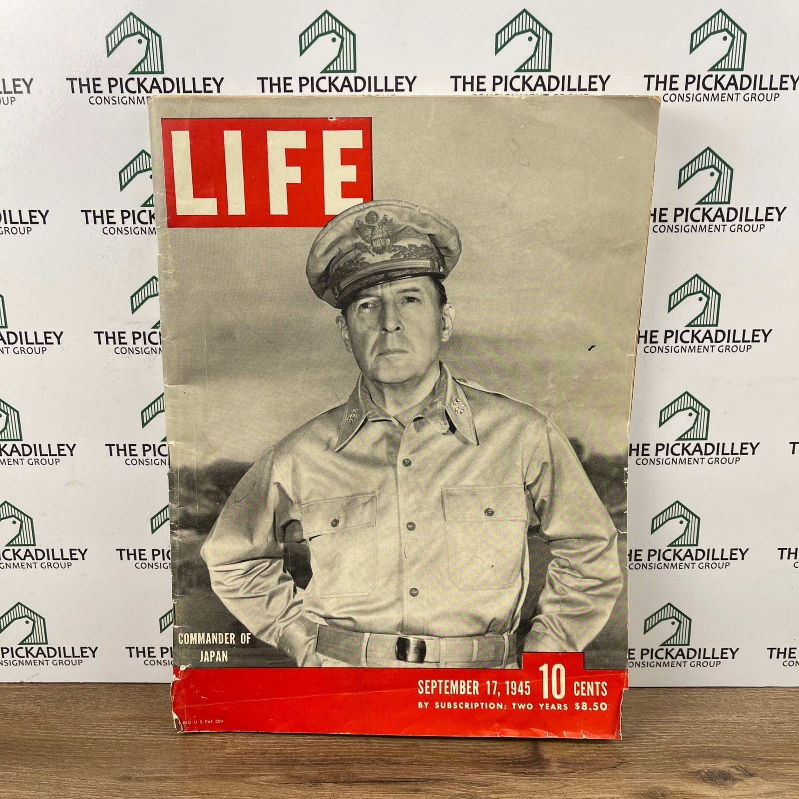 Vintage LIFE Magazine Sept 17 1945 General Douglas MacArthur Commander of Japan