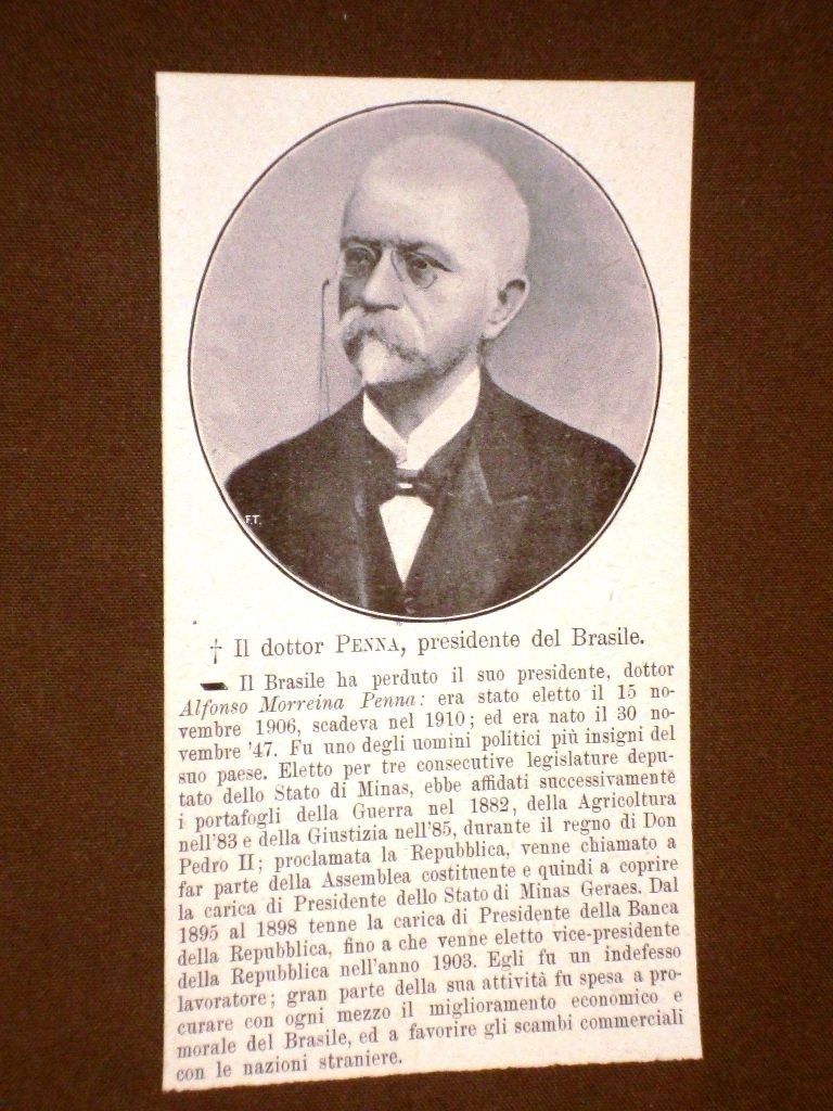 Afonso Augusto Moreira Penalty of Santa Barbara President of Brazil