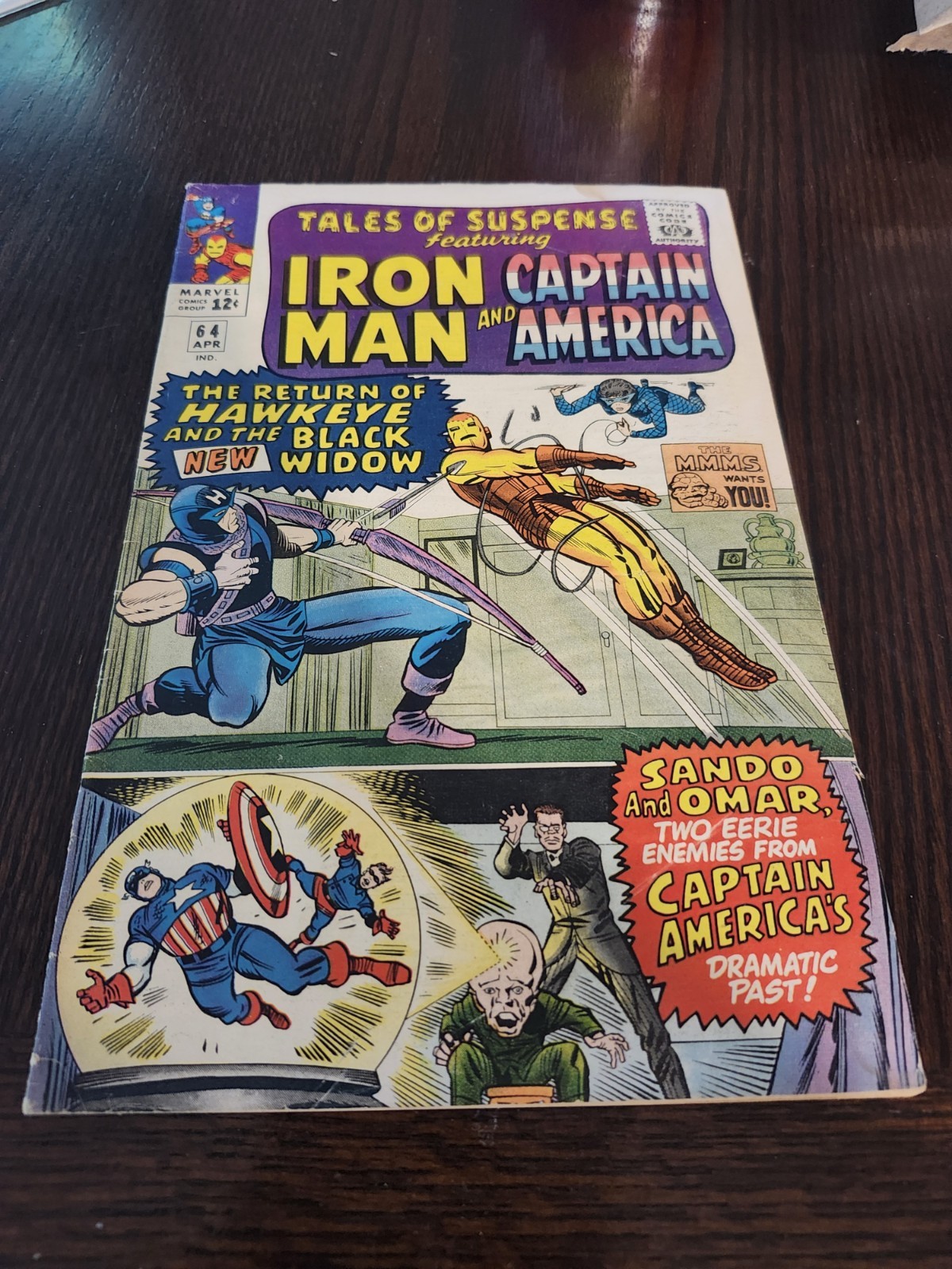 Tales of Suspense #64 Comic Book 3rd Appearance of Hawkeye Silver Age Marvel