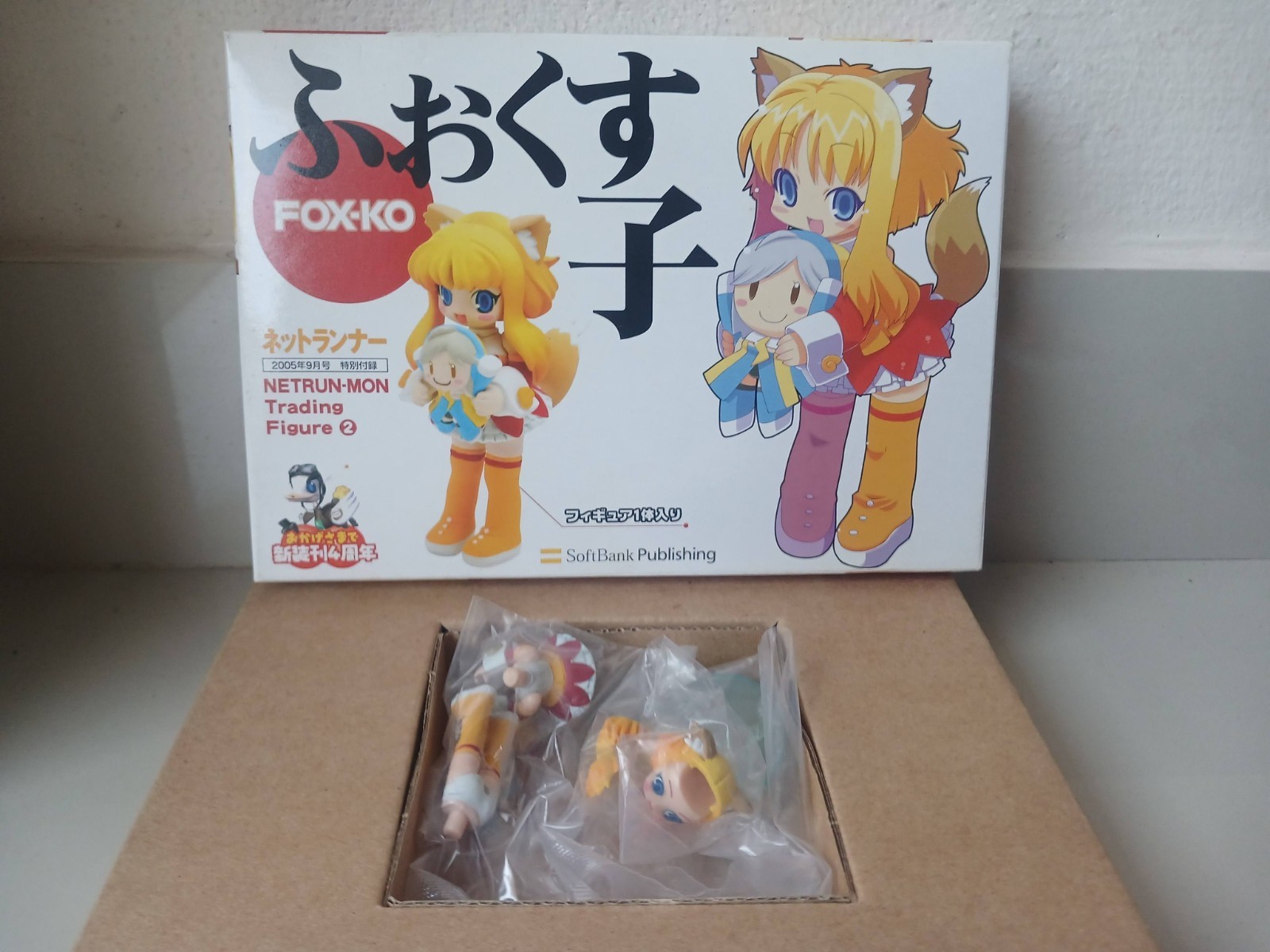 Anime Netrun mon NetRunner Fox-ko Figure Model SoftBank Creative