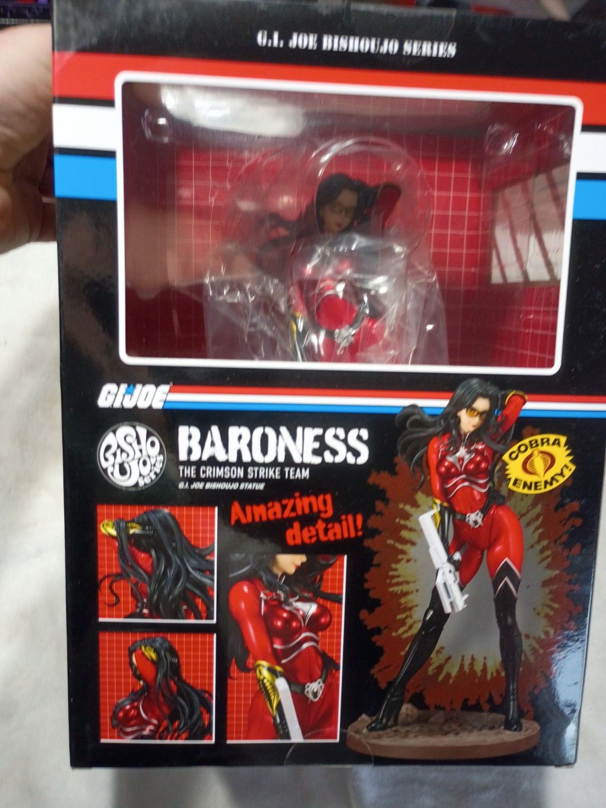 KOTOBUKIYA G.I. Joe Baroness Cobra enemy  Lmt Edition Bishoujo Statue red