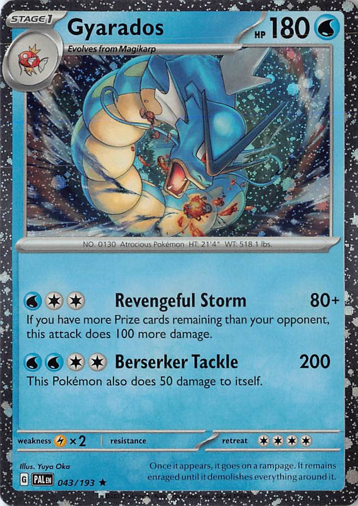 Gyarados (Cosmo Holo) Promo Miscellaneous Cards & Products 043/193 NM