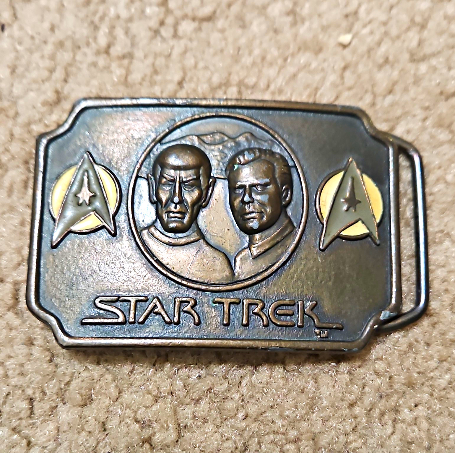 Vintage 1979 Star Trek Spock Badge - Science Fiction & Horror Franchise
