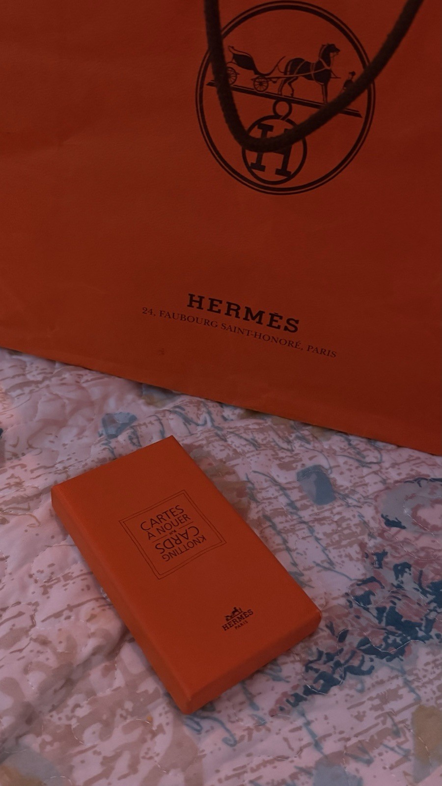 Hermès Card Deck in Orange Box, Fashion Theme, Modern (1970-Now)