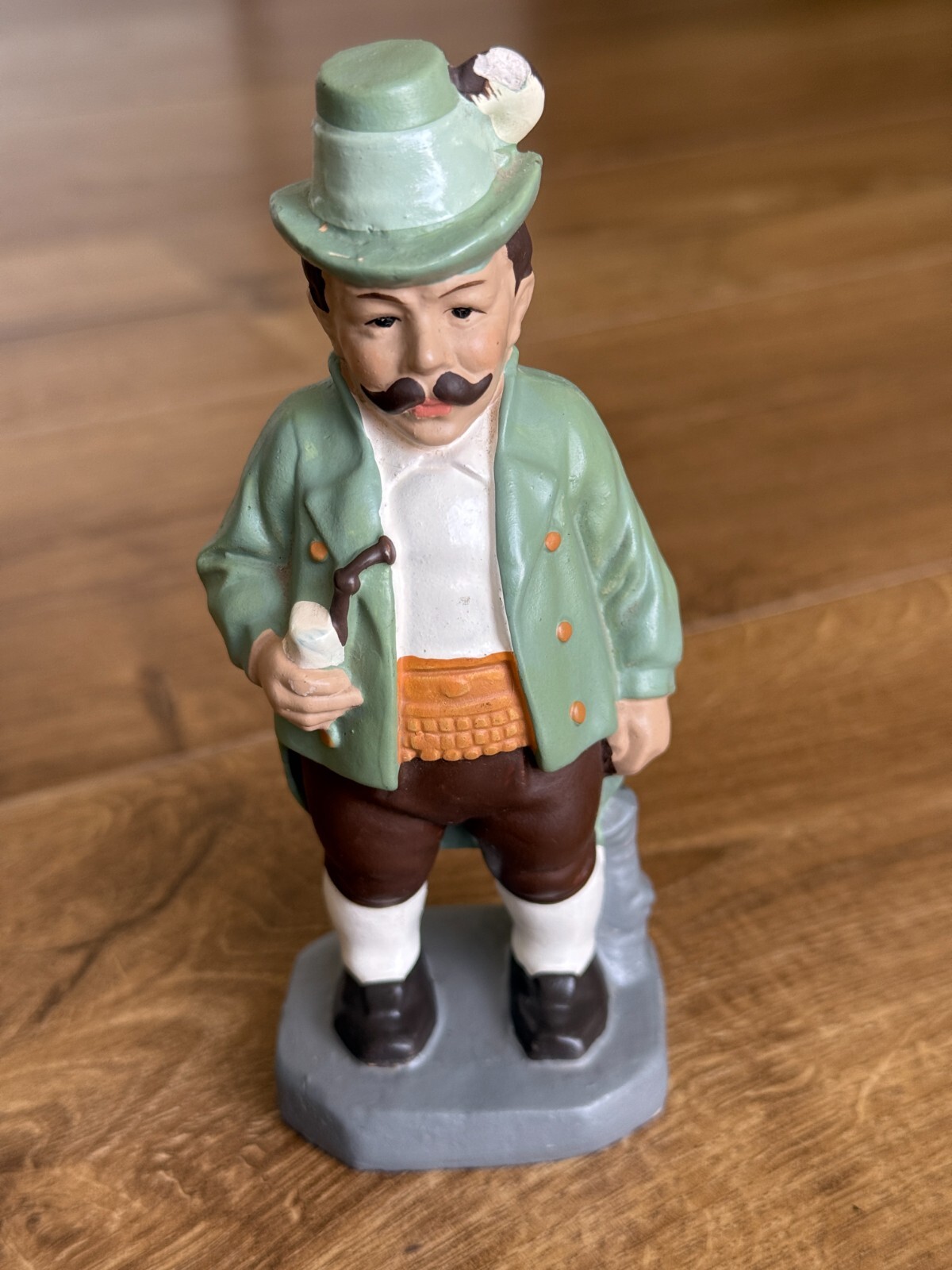 Vintage Germany Bavaria Composite Figurine Traditional Costume Minor Chip