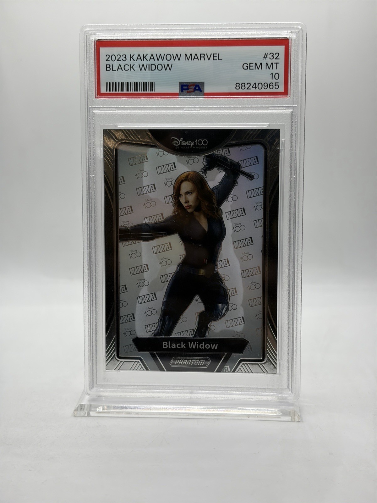 2023 DISNEY 100 Marvel Kakawow #PM-B-32 BLACK WIDOW (PSA GEM MT 10)