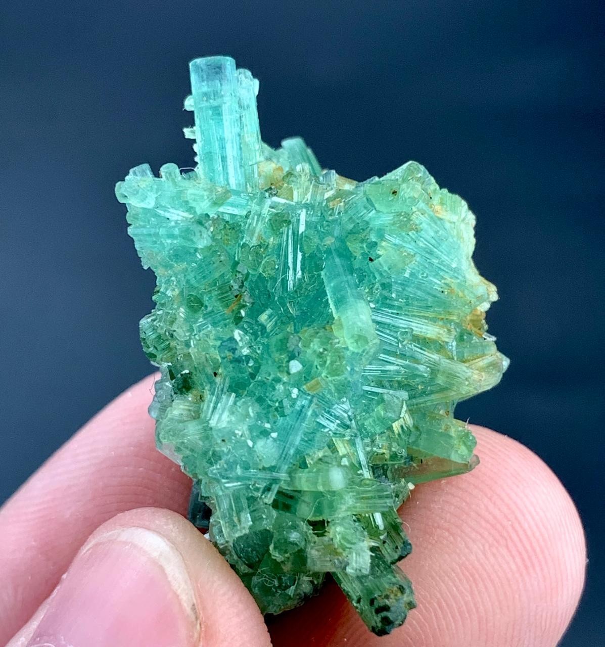 40 Carat Tourmaline Crystal With Quartz Specimen From Afghanistan
