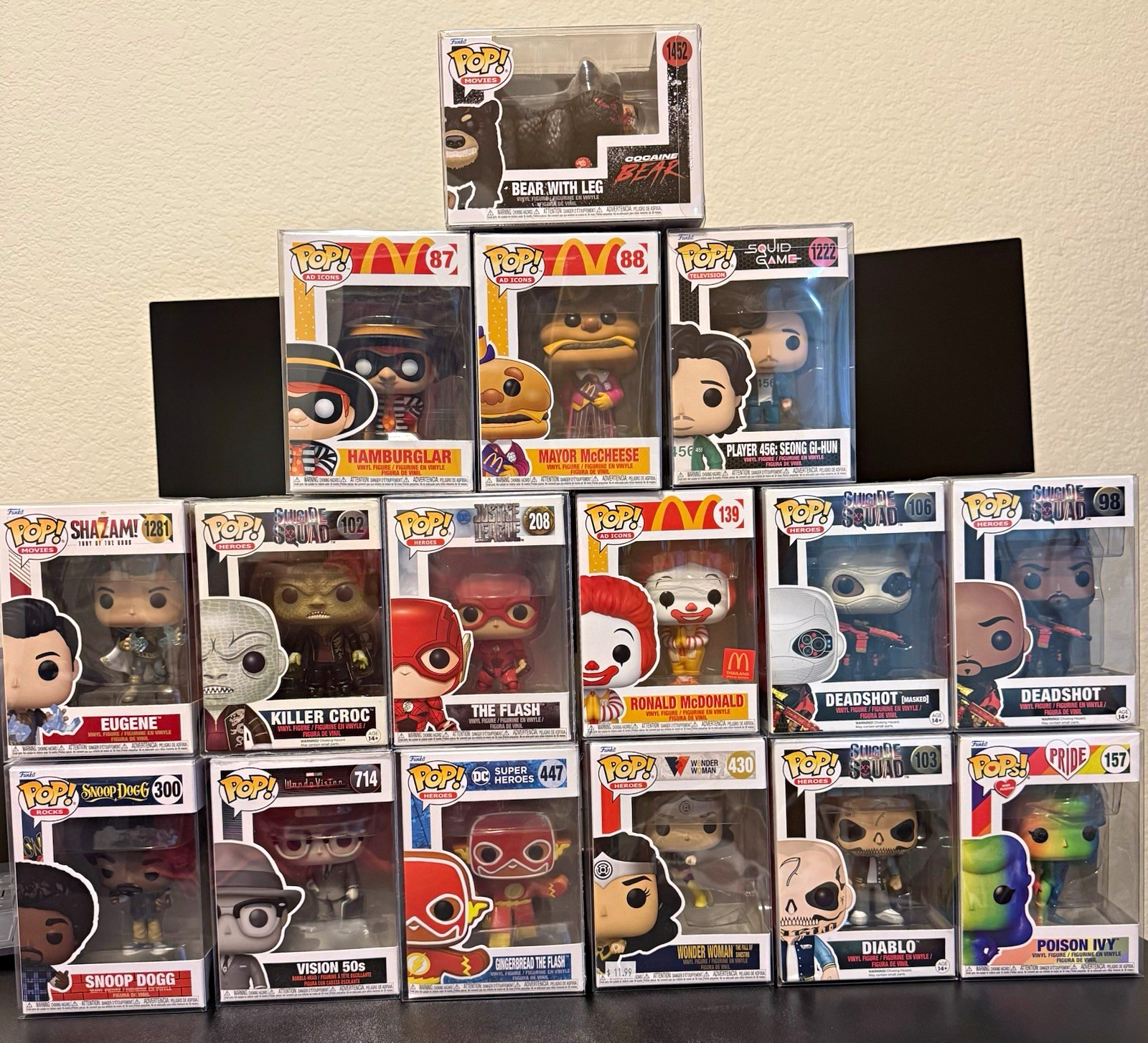 Funko Pop 16pc Mixed Lot Boxed Unopened Vinyl Figures 