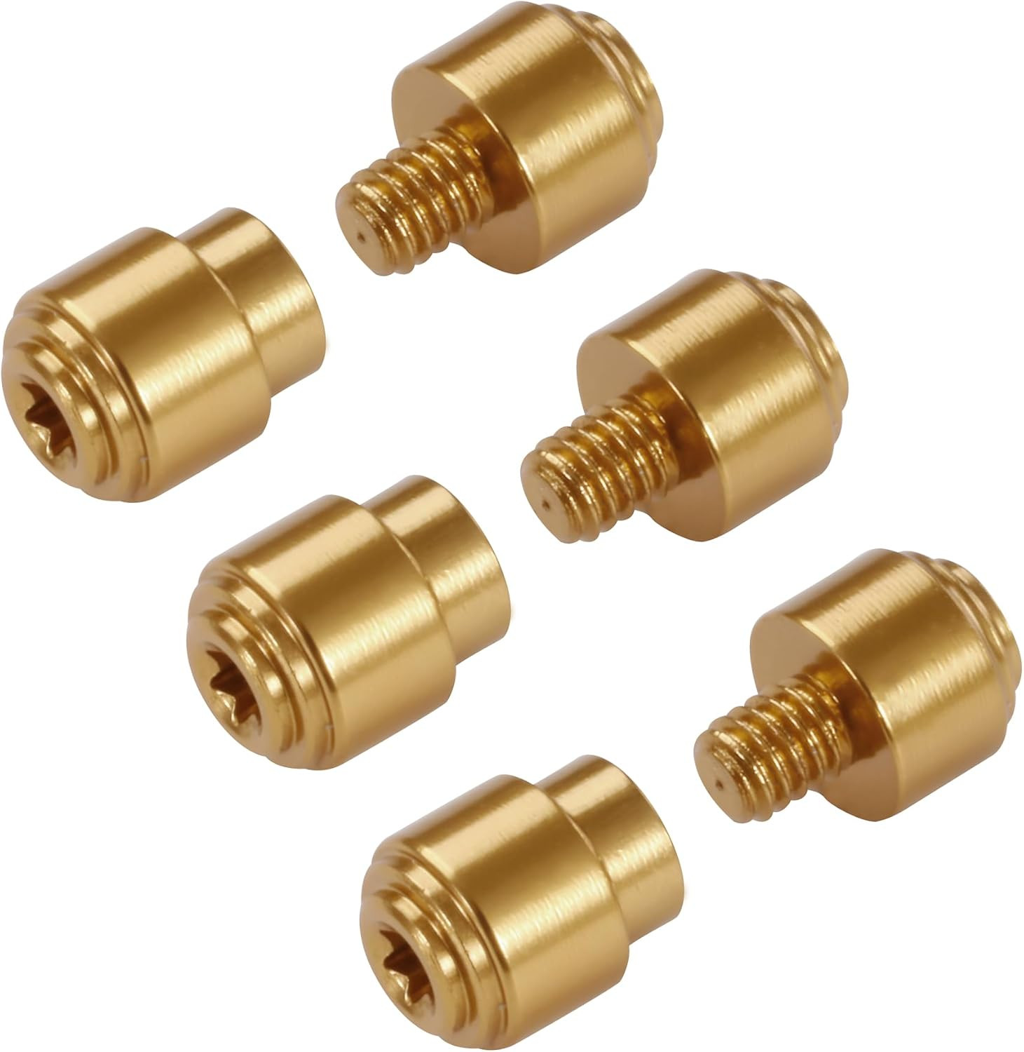 3 Pack Gold Aluminum Alloy Thumb Studs Fit for Benchmade BUGOUT 535 Series Pocke