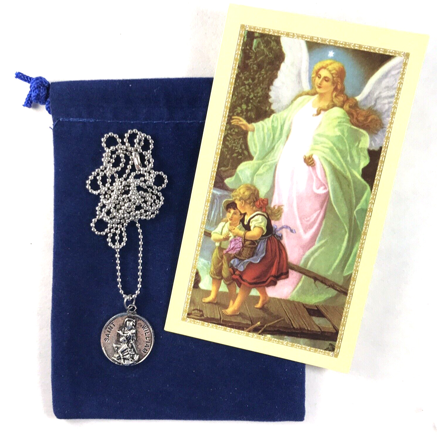 ST. SAINT WILLIAM MEDAL PATRON OF ADOPTED CHILDREN