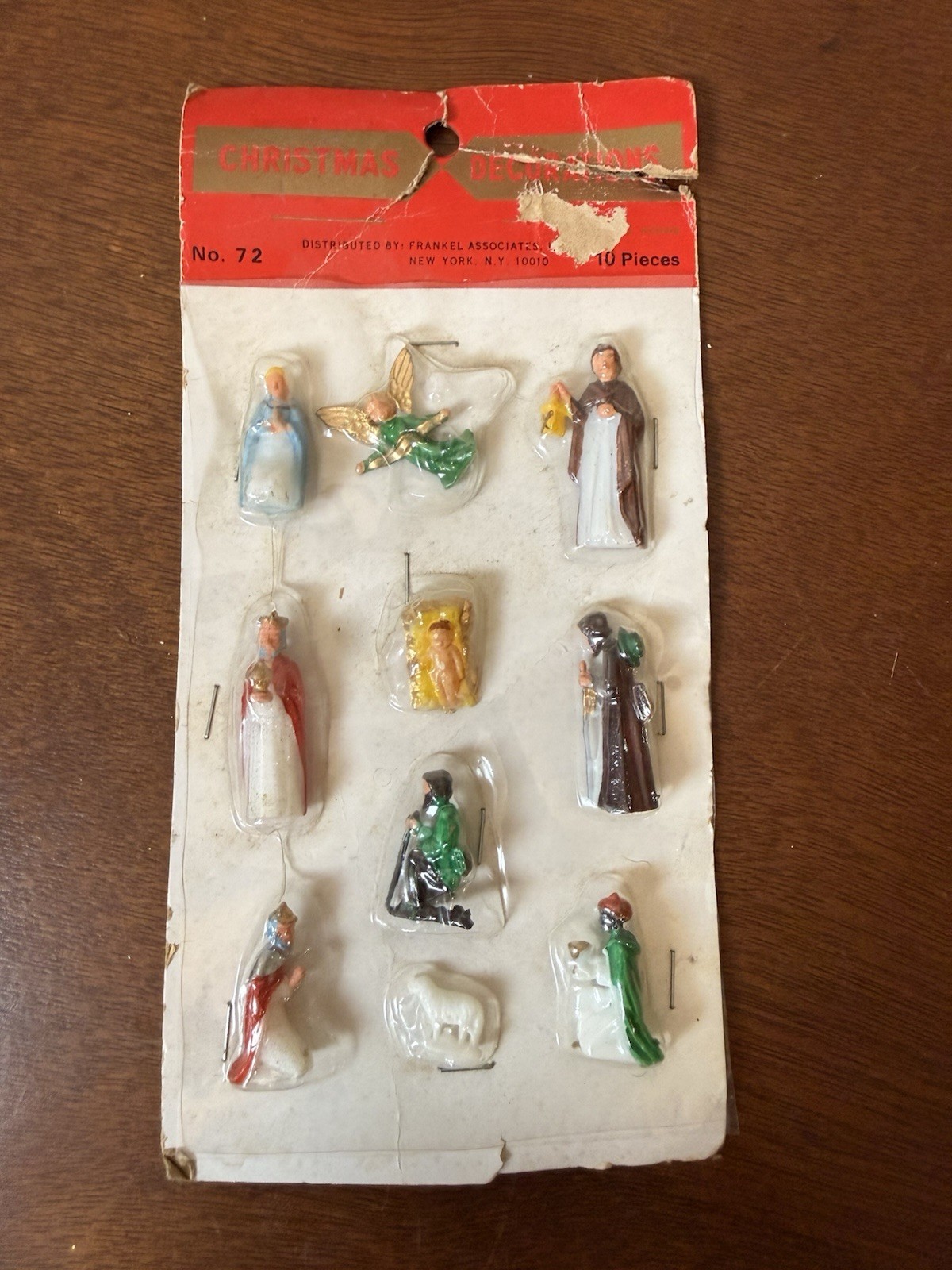 Vintage Miniature Nativity Set