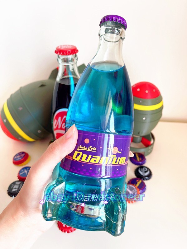 Fallout4 Rocket Glass Bottle Quantum Nuka Cola Model Collection IN STOCK