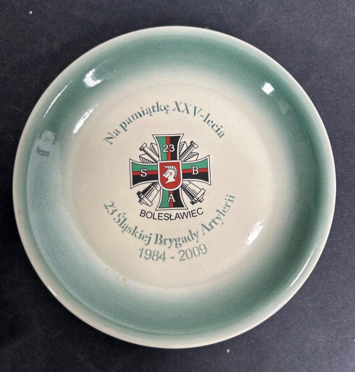 2009 Poland Army 23rd Artillery Brigade 25th Anniversary Plate