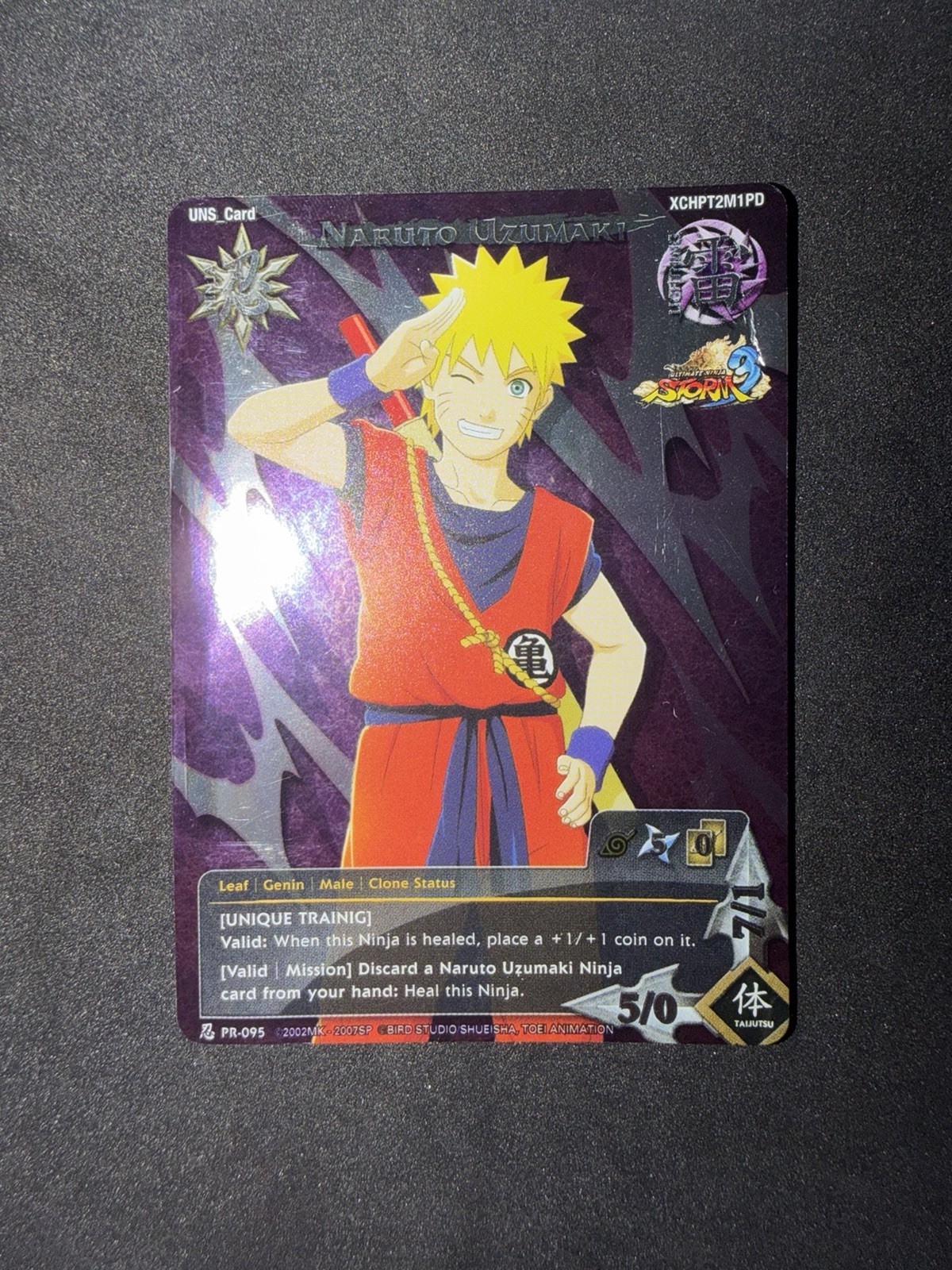 2013 Naruto x Goku ⭐FOIL⭐ Promo PR 095 Ultimate Ninja Storm 3 CCG Crossover TCG